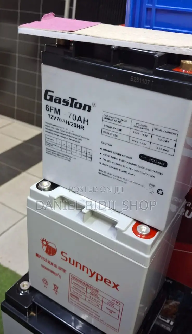 Gaston Solar Backup Battery 70ah 12v