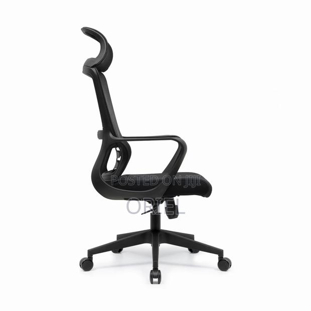 Office Chair : Black Mesh Office High-Back Chair - thumbnail 4