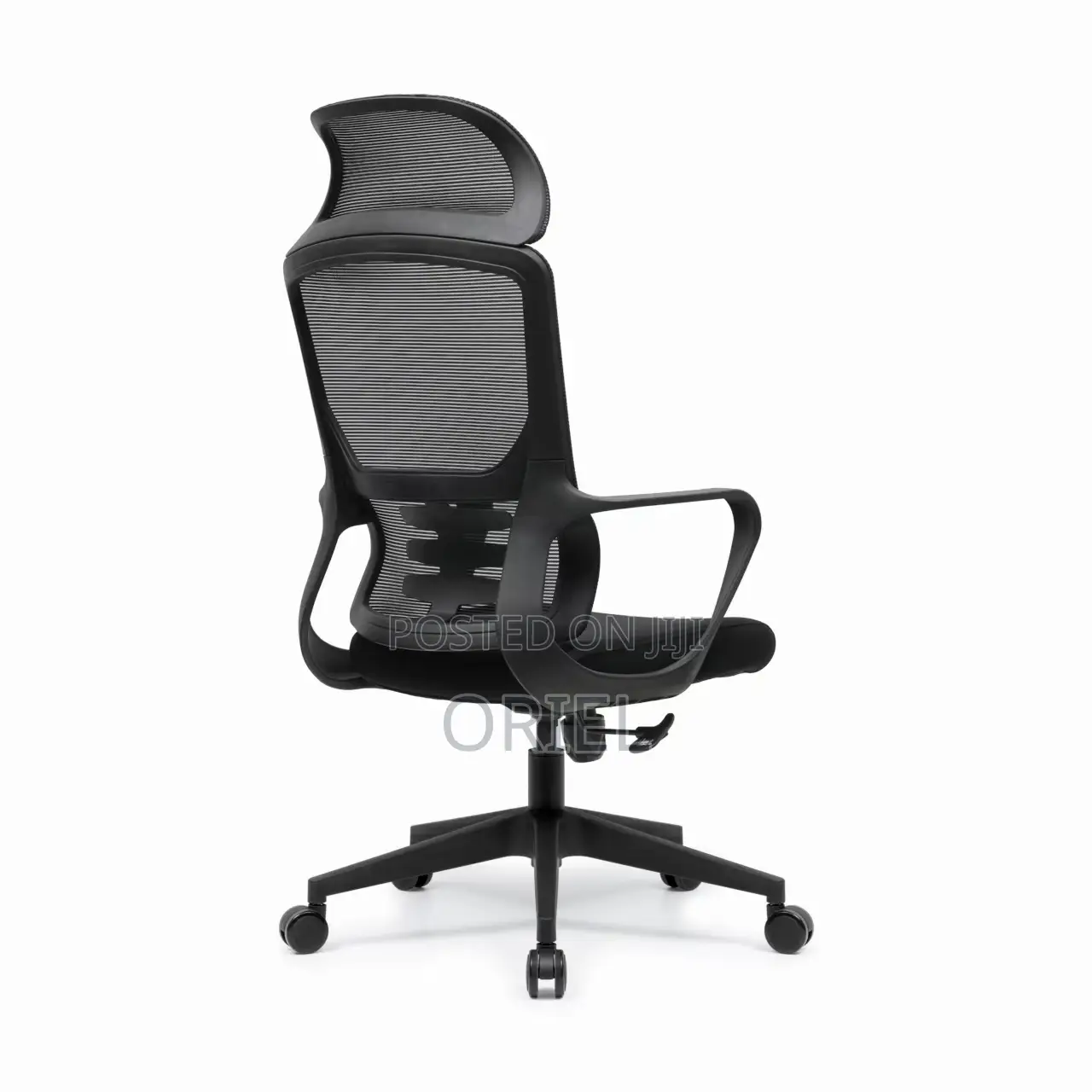 Office Chair : Black Mesh Office High-Back Chair
