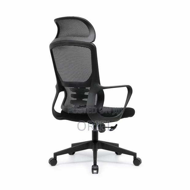 Office Chair : Black Mesh Office High-Back Chair - thumbnail 10