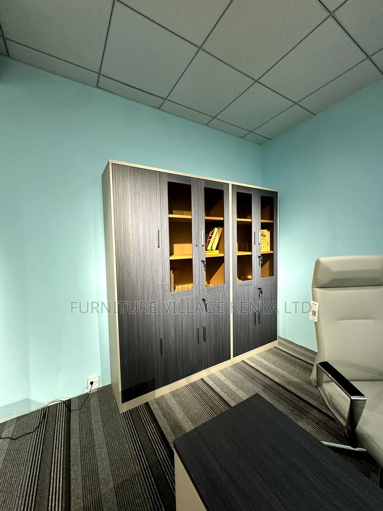 2-Swing Door Wooden Cabinet