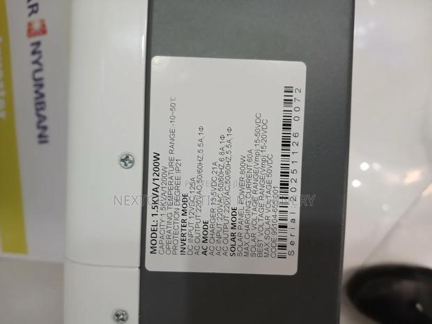 Solar Nyumbani Inverter 1.5kva - thumbnail 2