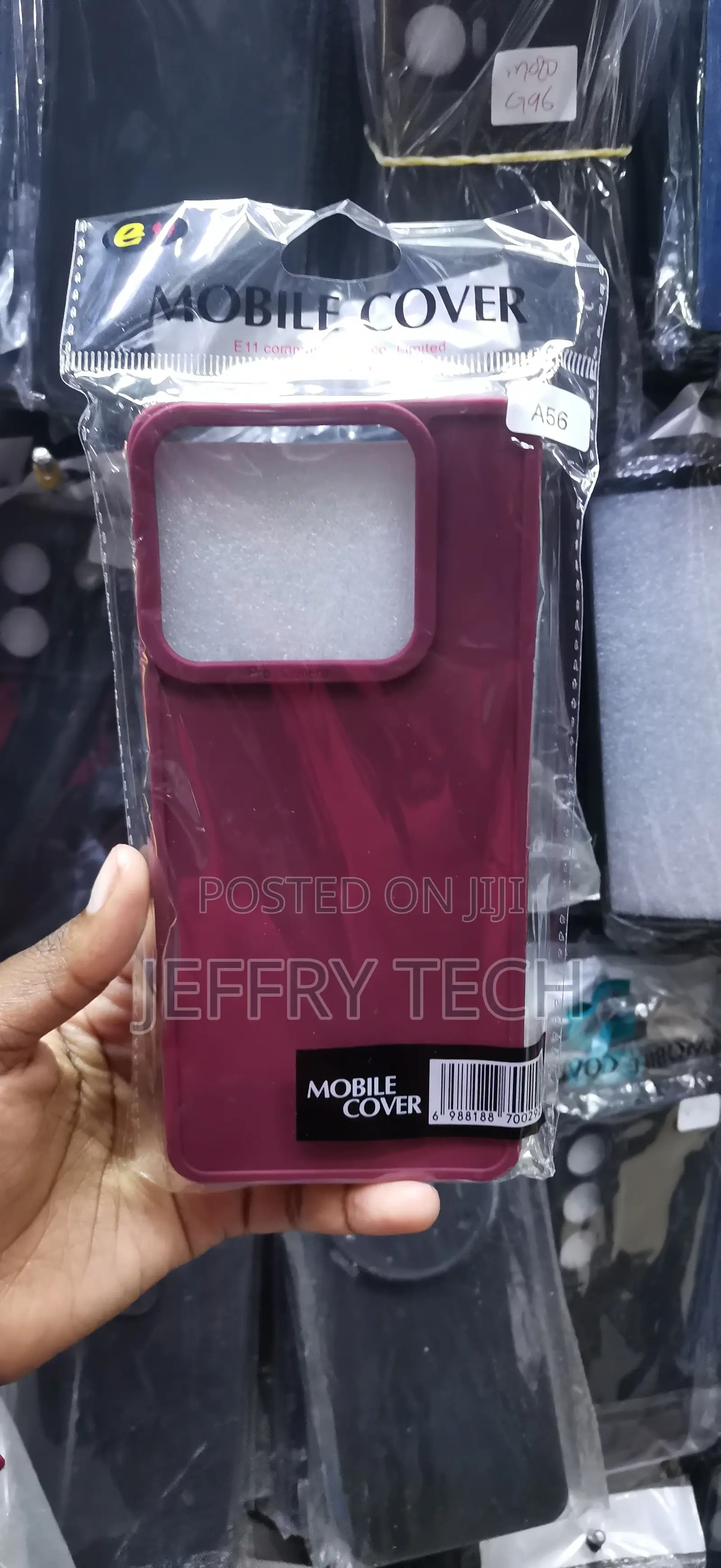 A56 Maroon Mobile Cover