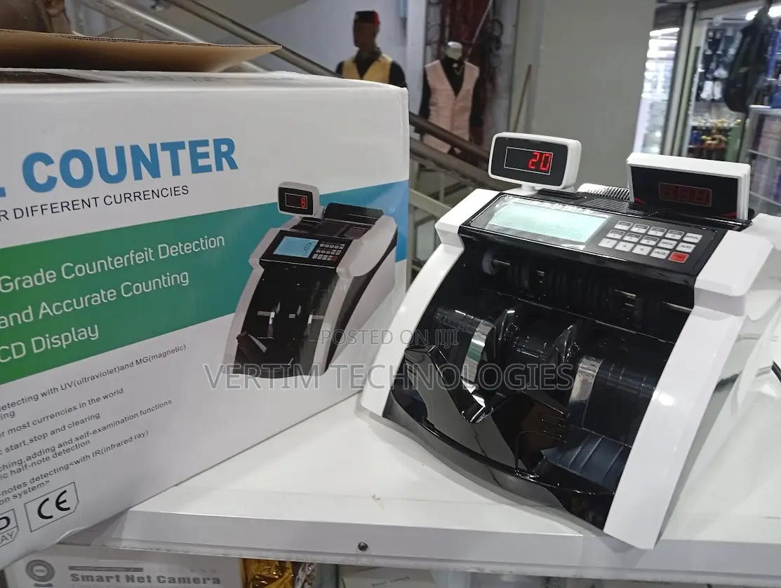 Fast Counting Cash Machine Bill Counter Multicurrency Support