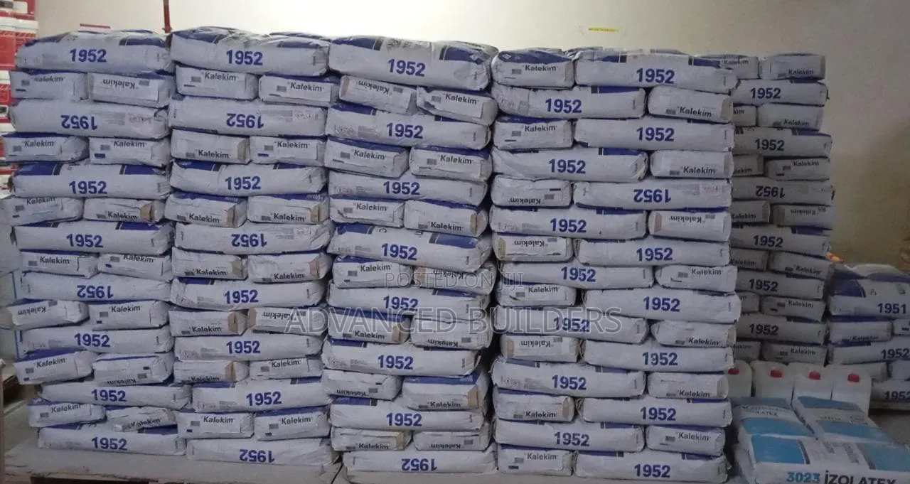 New and Modern Kalekim Tile Adhesive 25kgs 1952 White