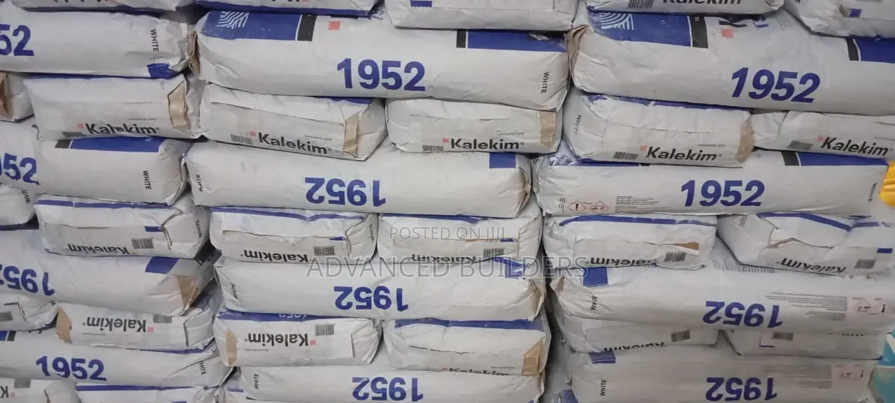 New and Modern Kalekim Tile Adhesive 25kgs 1952 White