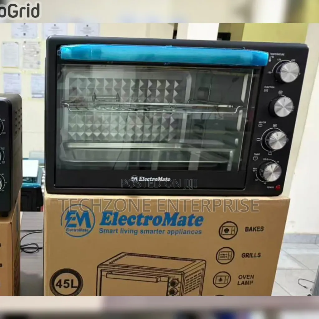 Electromate Electric Oven 45l Eo02-45l With 2000 Watts 