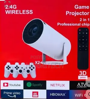 Hy300 Gaming Projector – Portable Hd Big Screen Fun