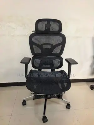 Office Mesh Seat With Footrest