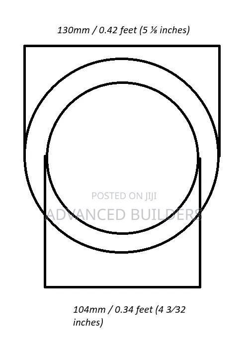 Ventilation Grille 104 Mm - Round Design - thumbnail 4