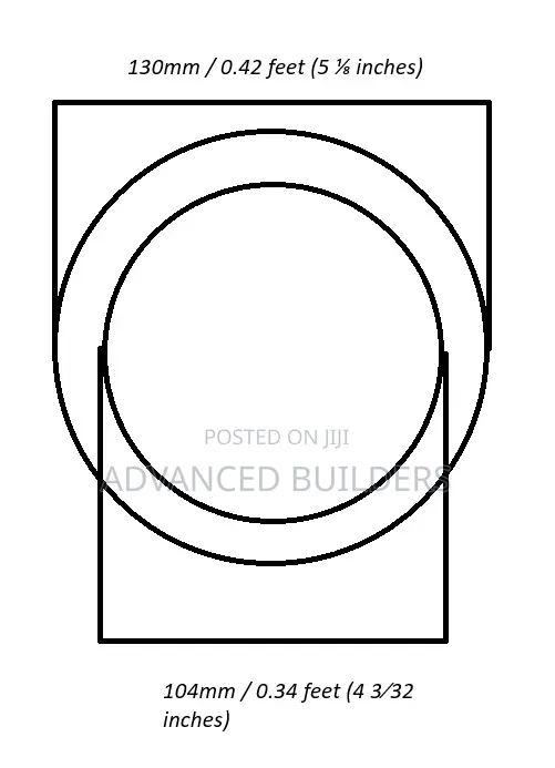Ventilation Grille 104 Mm - Round Design