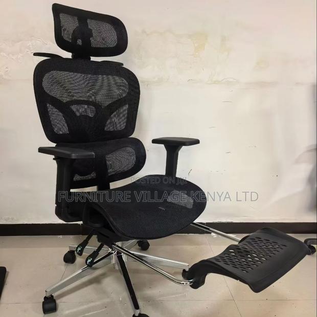 Office Mesh Seat With Footrest - thumbnail 5