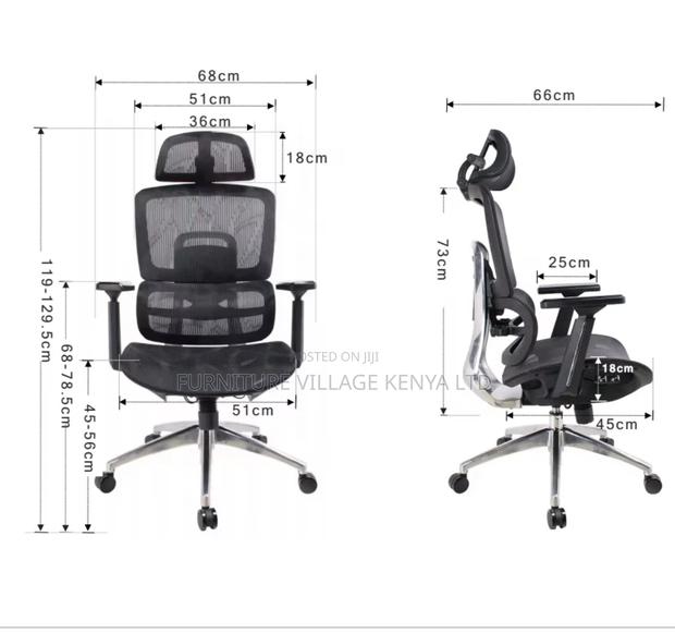 Office Mesh Seat With Footrest - thumbnail 6