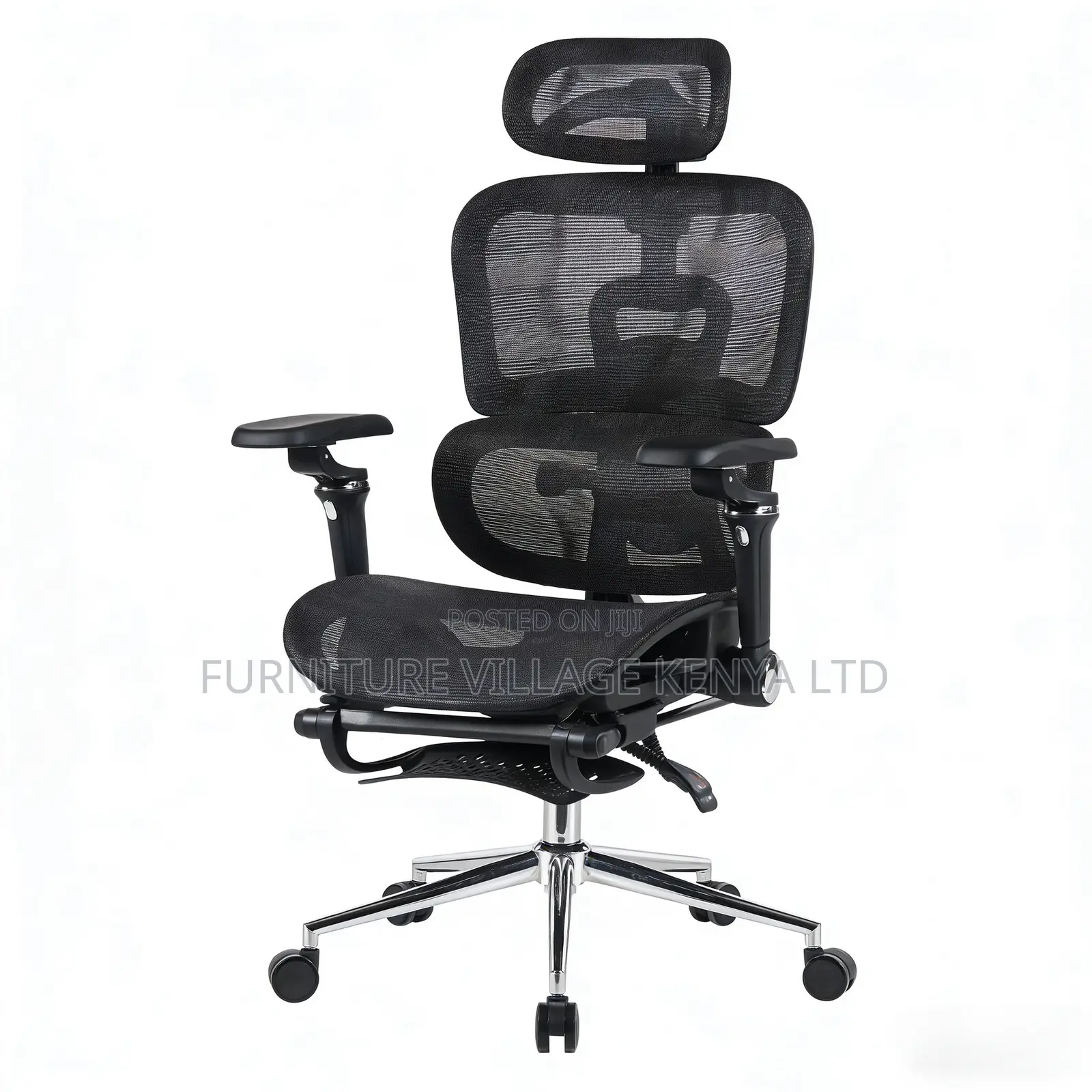 Office Mesh Seat With Footrest