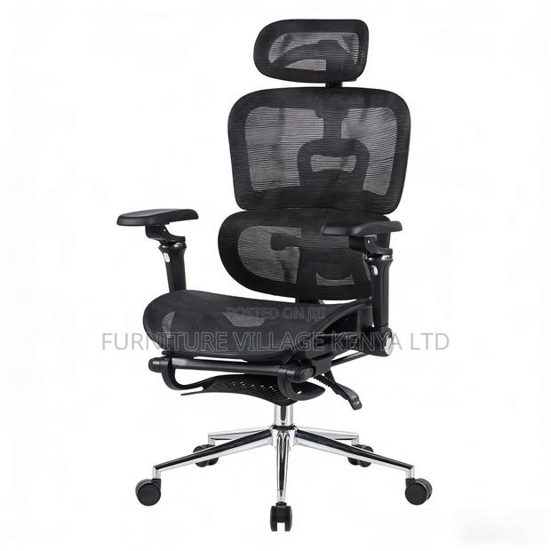 Office Mesh Seat With Footrest - thumbnail 9