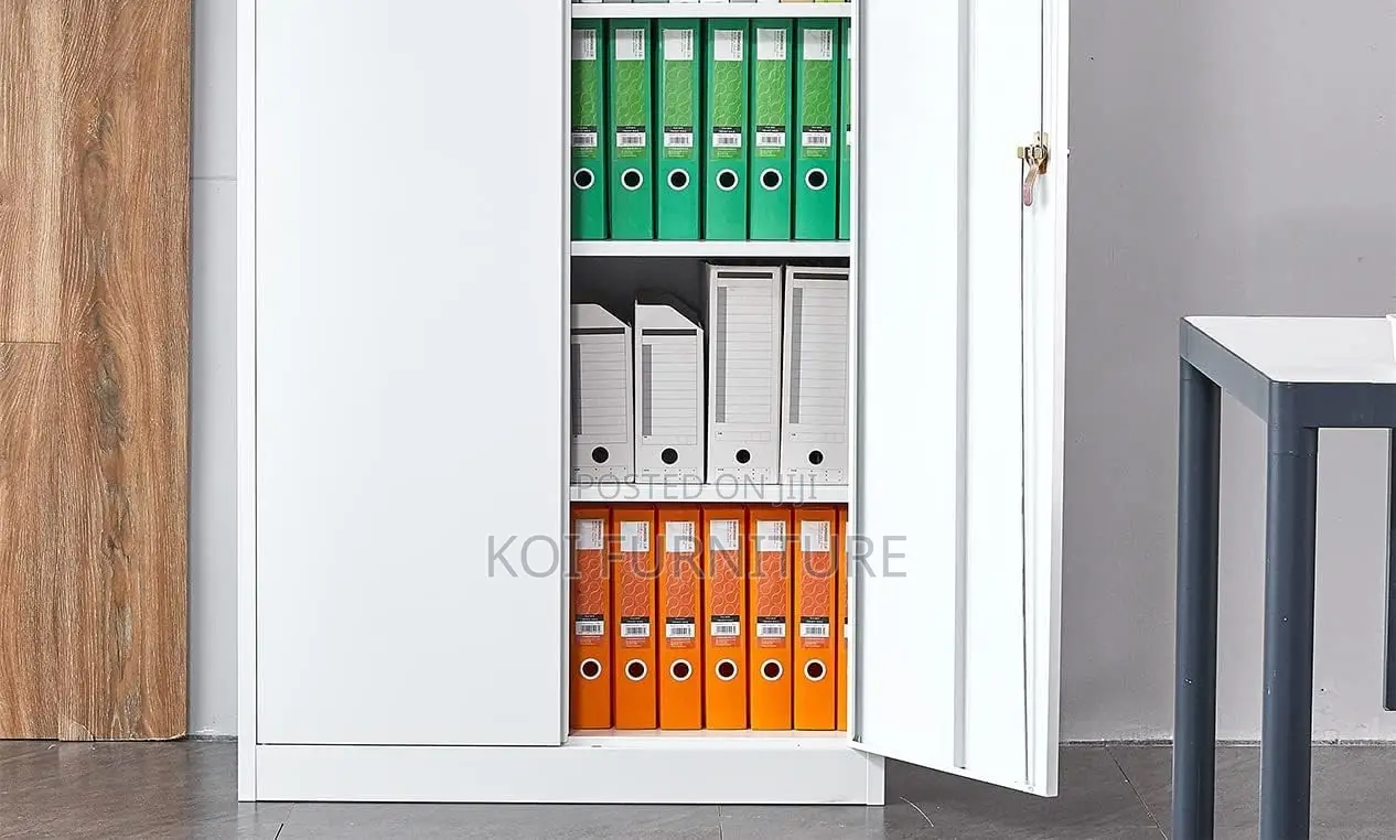 Office Cabinet; Two Doors Glass DKD Structure Cabinet