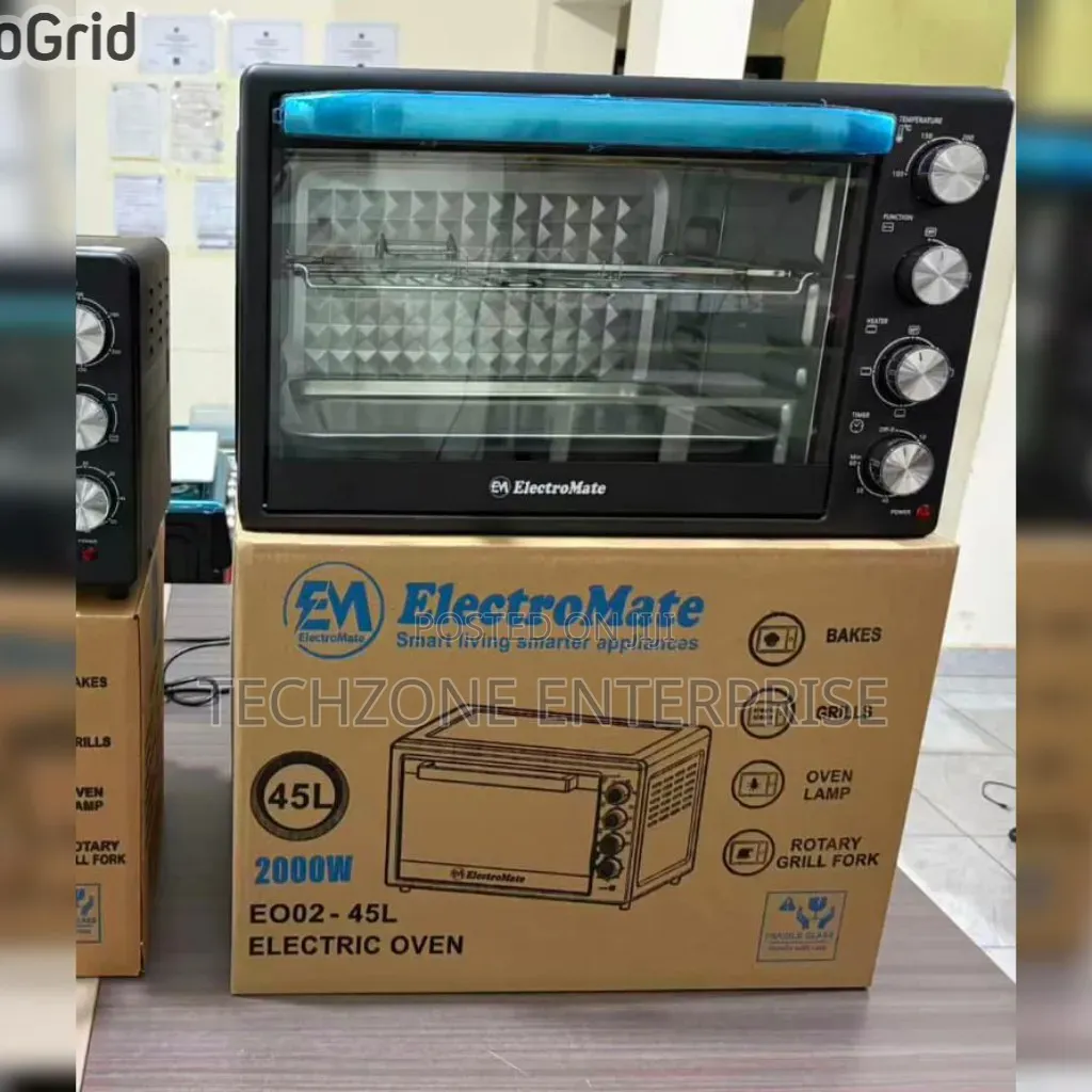 Electromate Electric Oven 45l Eo02 With Rotisserie 