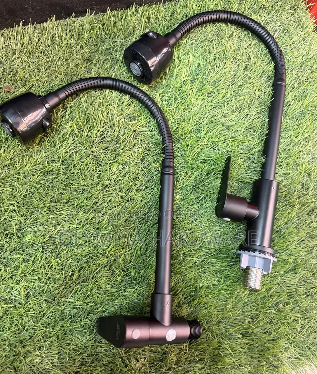 Black Pillar Wall Kitchen Tap