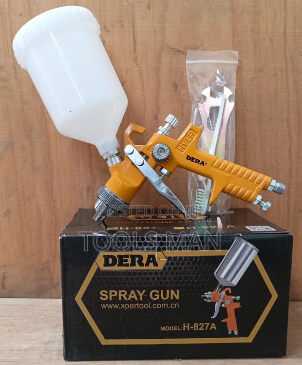 Dera H-827a Professional HVLP Gravity Feed Air Paint Spray Gun