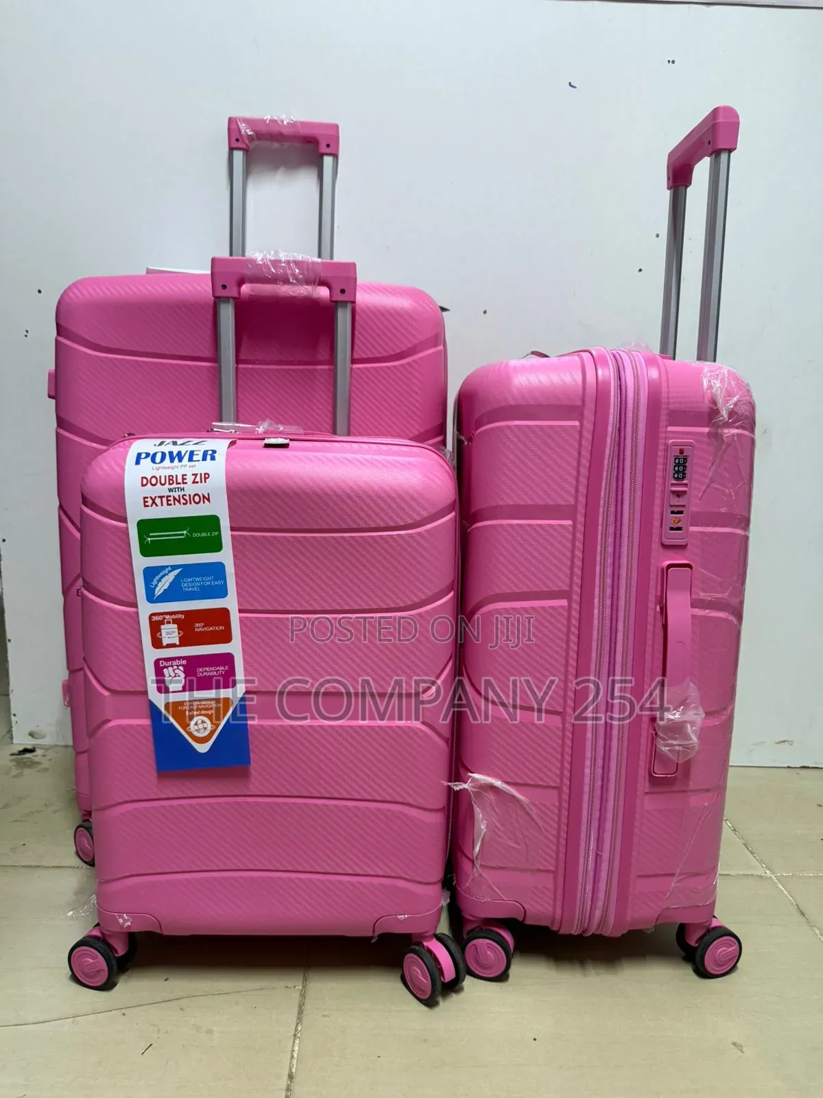 3in1 Rubber Suitcase Size 30 Available in Different Colour and Made