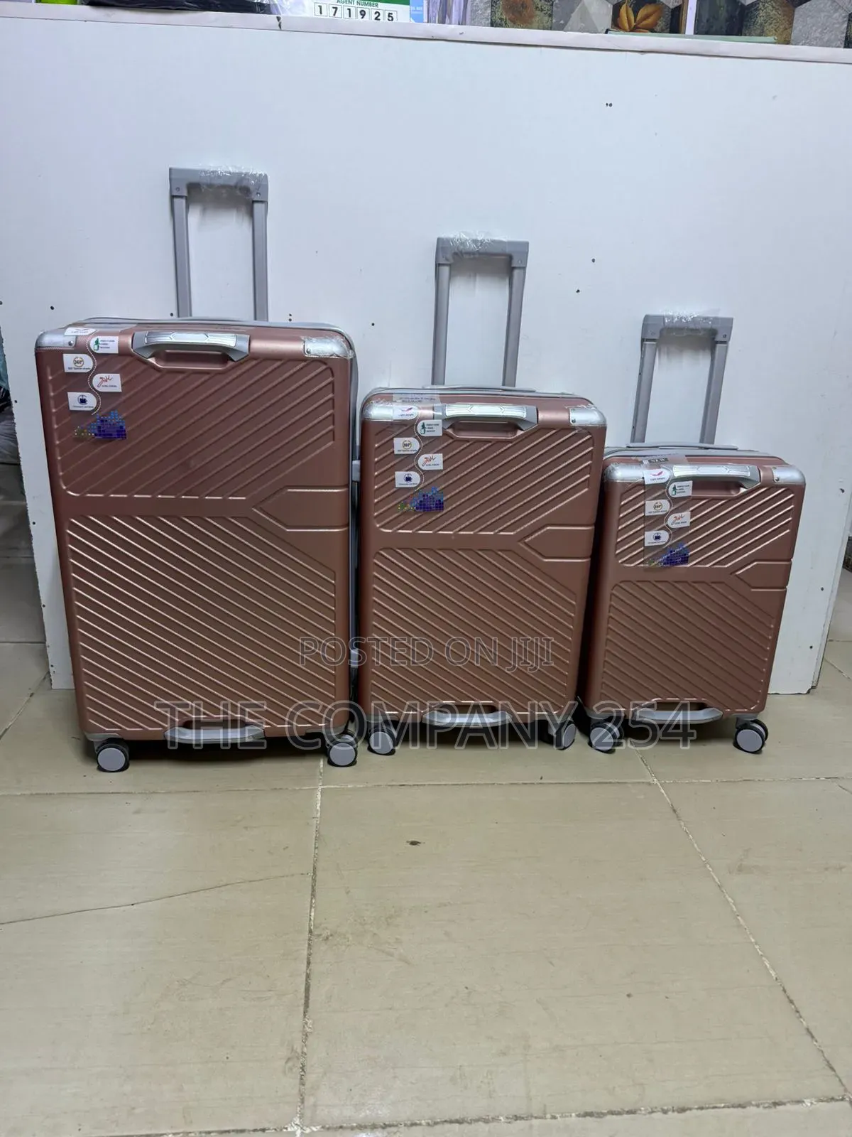 3in1 Rubber Suitcase Size 30 Available in Different Colour and Made