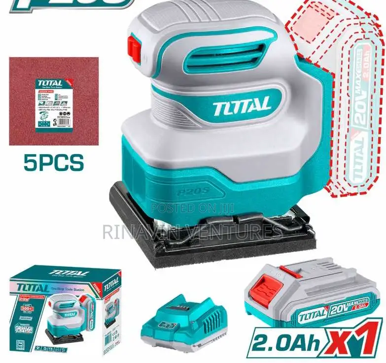Total Tshsli20141 Cordless Sheet Sander 20v