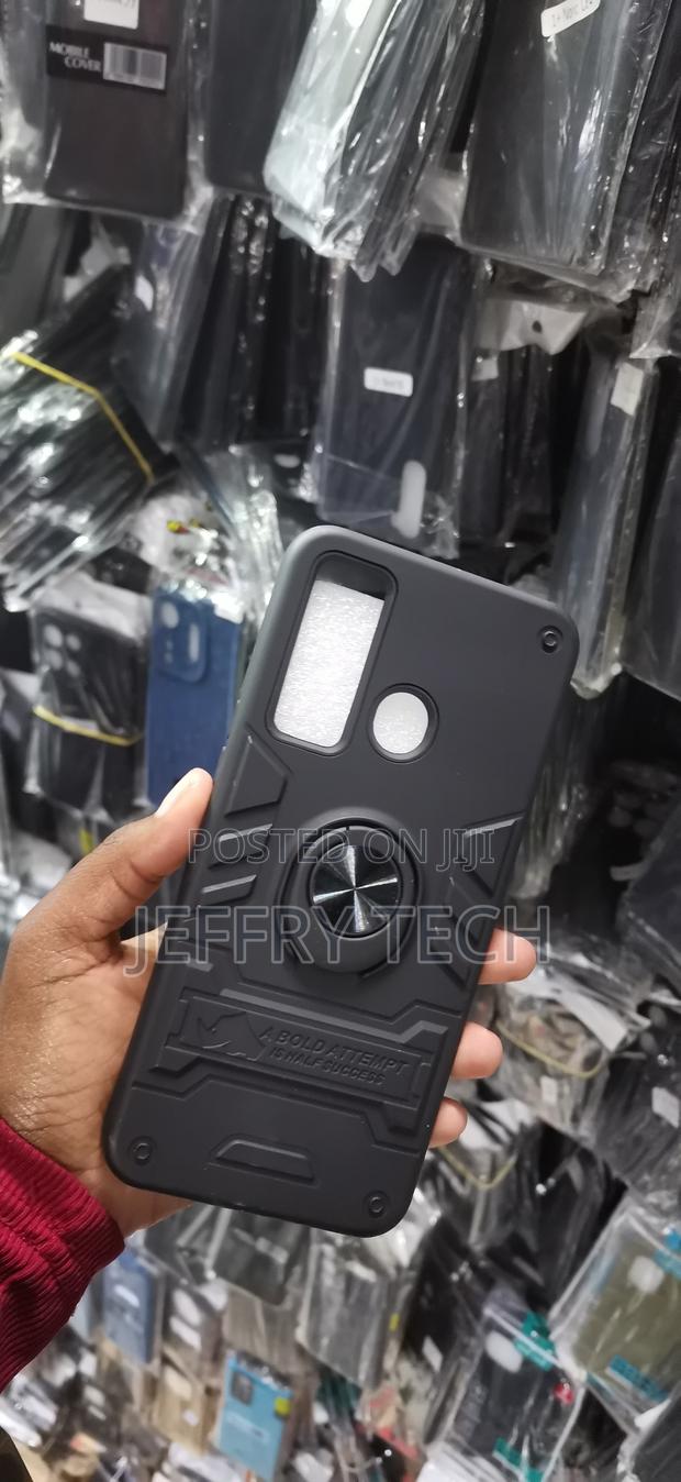 Tecno Spark 5 Air Rear Build Black Armor-Style Phone Case - thumbnail 2