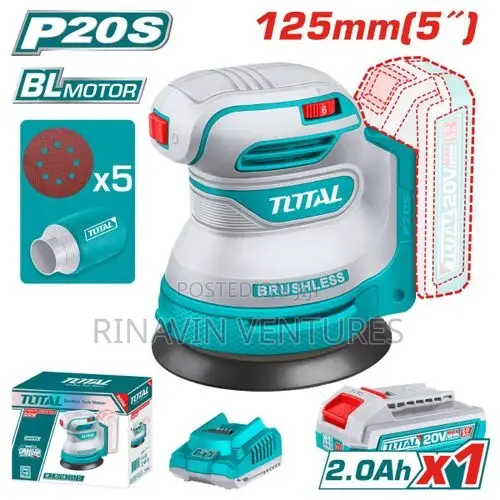 Total Trosli20021 Cordless Random Orbit Sander 5"