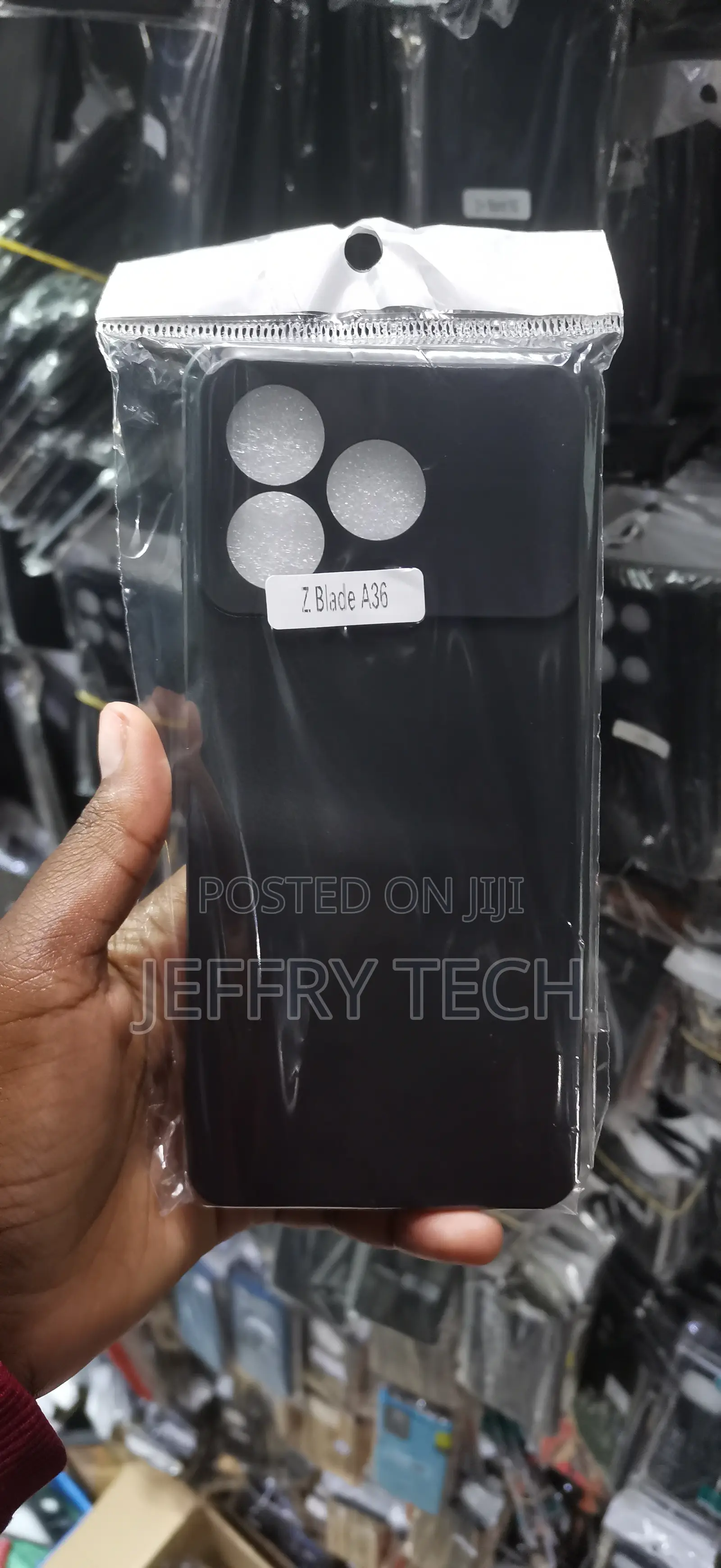 Zte Blade A36 Smooth Finish , Secure Grip Cover