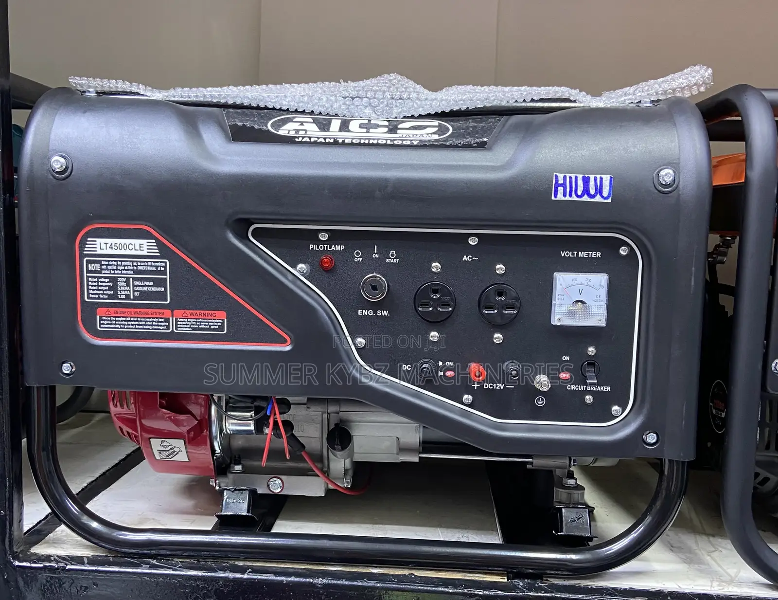 Aico Japan Lt4500cle Gasoline Generator 5.5 Kva