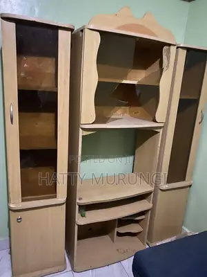 Brown Cupboard Set