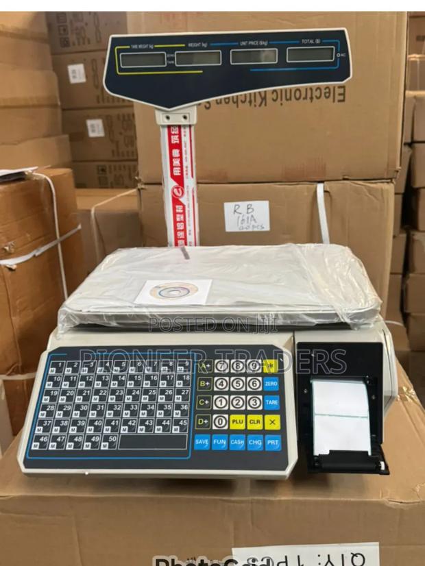 Acs 30kg Electronic Barcode Printing Scale