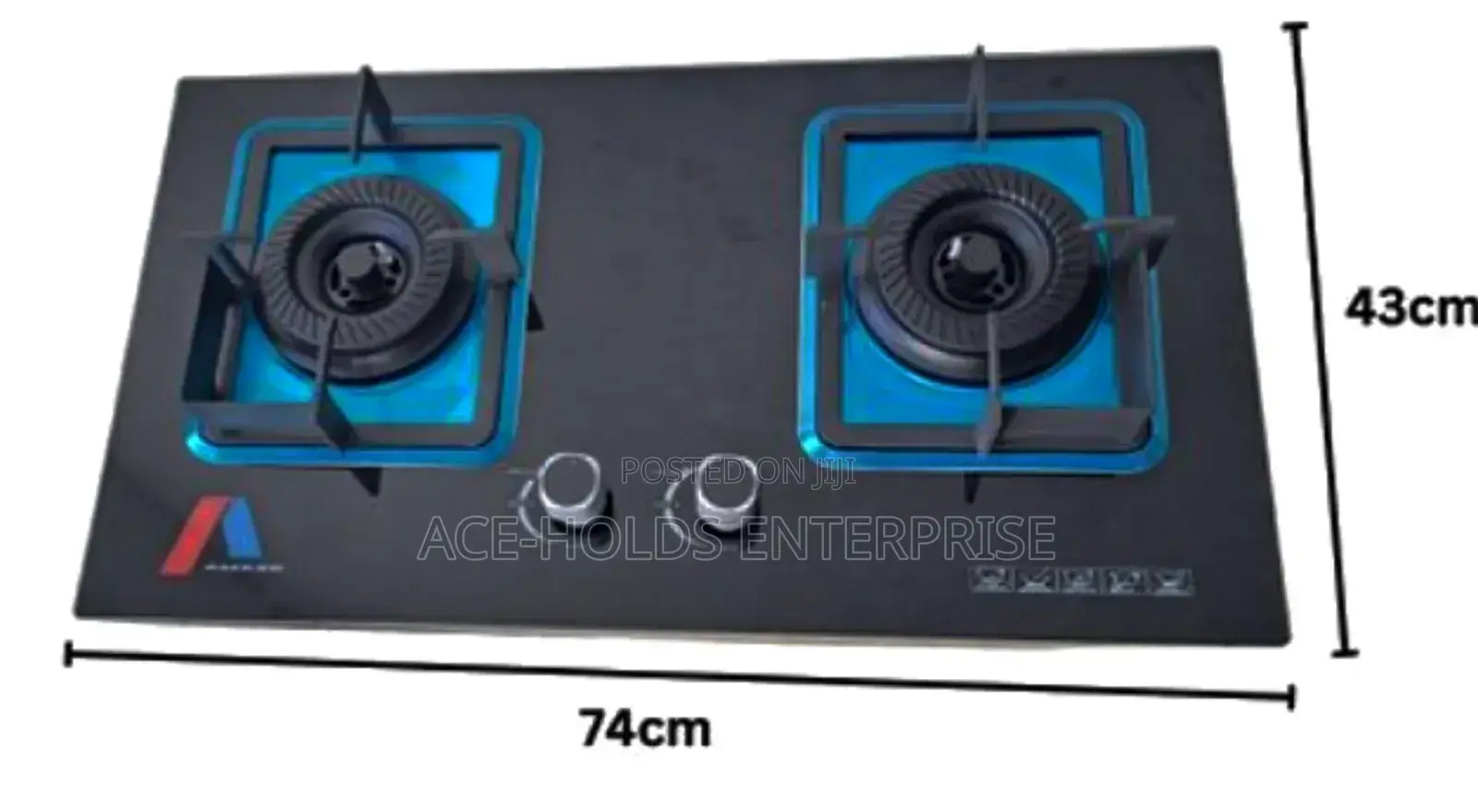 2 Burner - Amaze Glass Hob Built-in Cooker