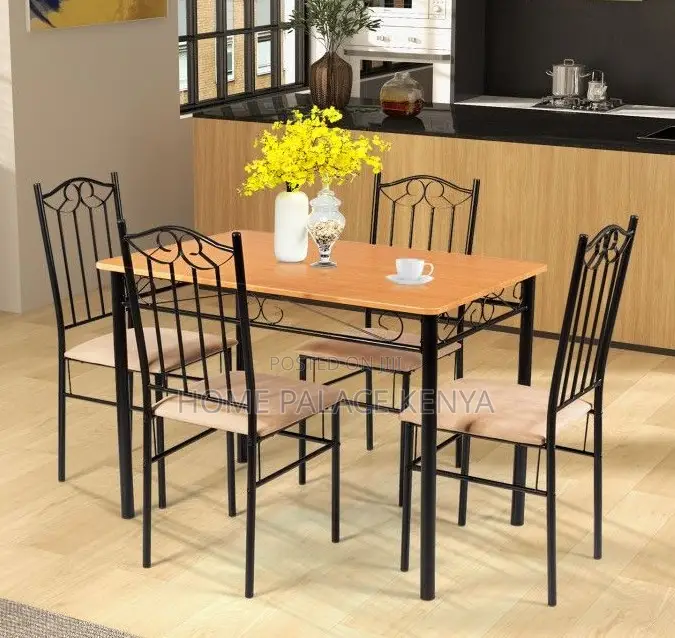 Dining Set: 5 -Piece Kitchen Dining Set With Rectangular Table