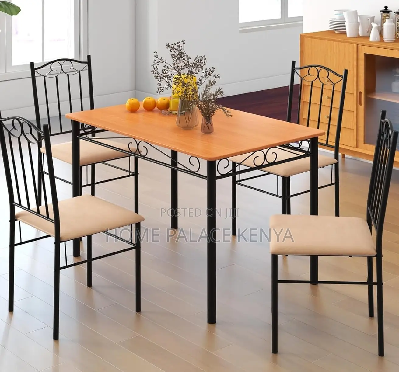 Dining Set: 5 -Piece Kitchen Dining Set With Rectangular Table
