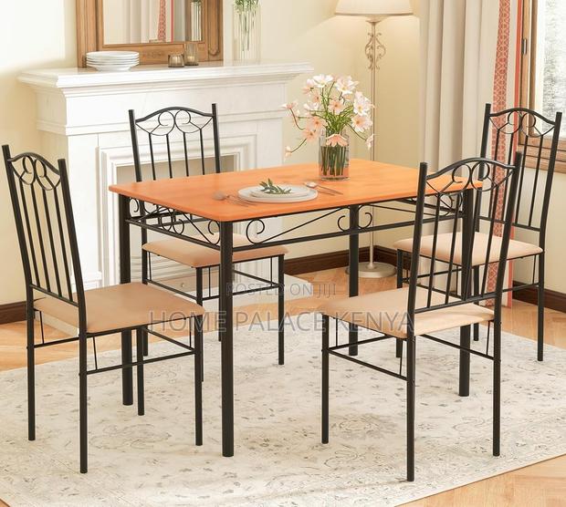 Dining Set: 5 -Piece Kitchen Dining Set With Rectangular Table - thumbnail 7