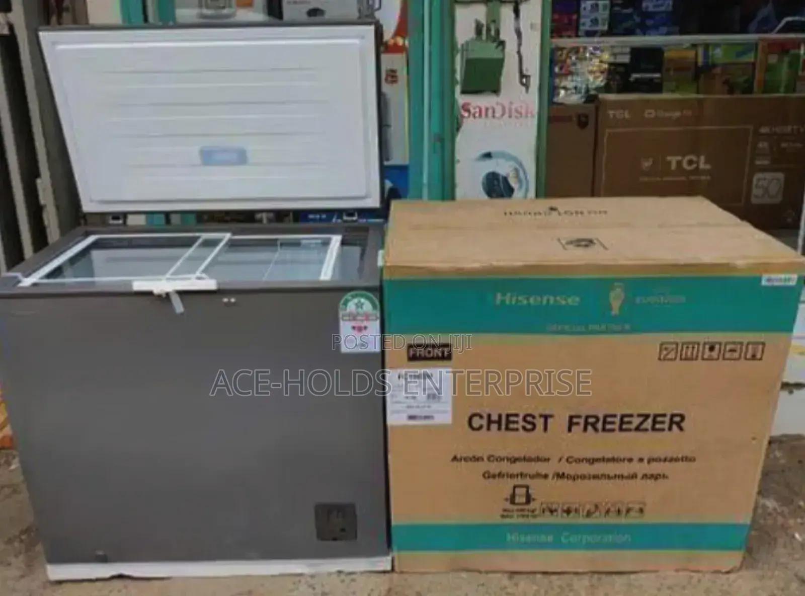 Hisense (300 Litres) Deep Chest Freezer - Actual Capacity: 297 Litres