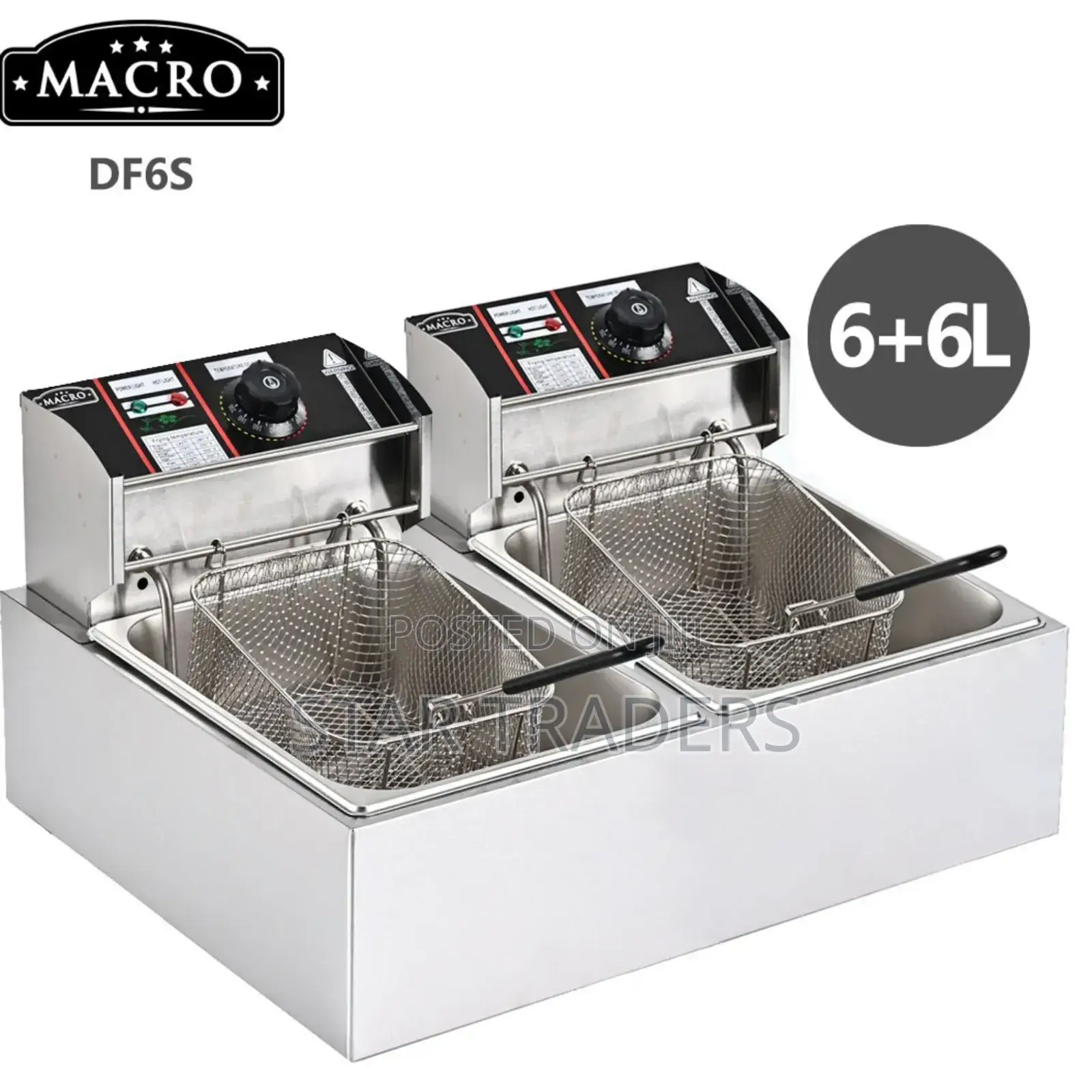 Nunix Macro Double Fryer Chips Fryer