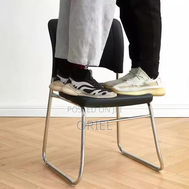 Office Chair : Black Pu Leather Office Chair - thumbnail 6