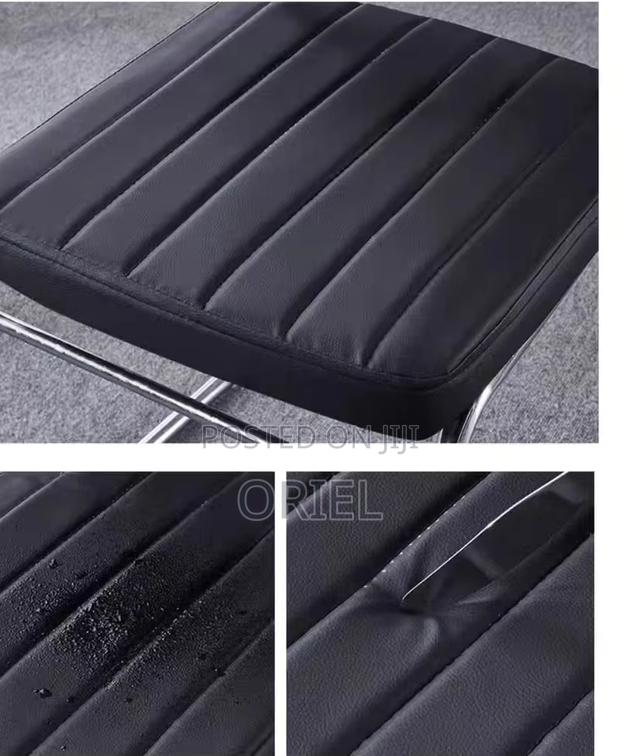 Office Chair : Black Pu Leather Office Chair - thumbnail 8