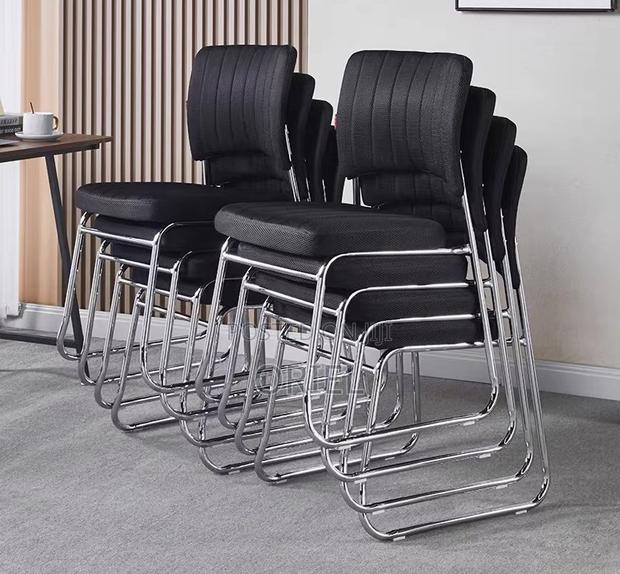 Office Chair : Black Pu Leather Office Chair - thumbnail 14