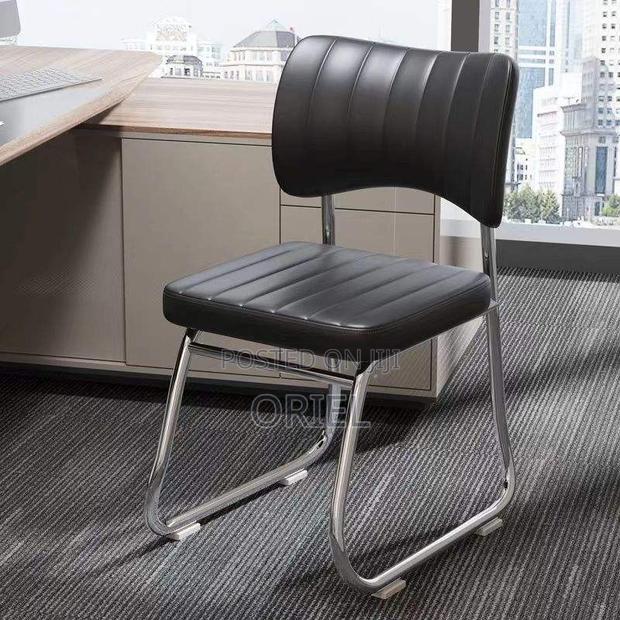 Office Chair : Black Pu Leather Office Chair - thumbnail 15