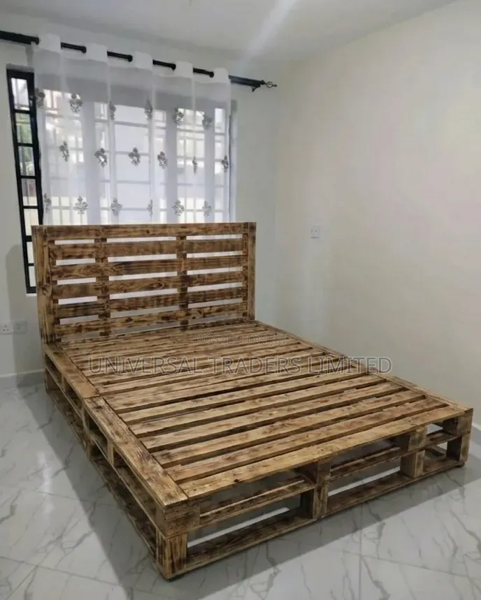 Pallet Bed 5x6 for Sale – Stylish, Strong Affordable Wooden Bed