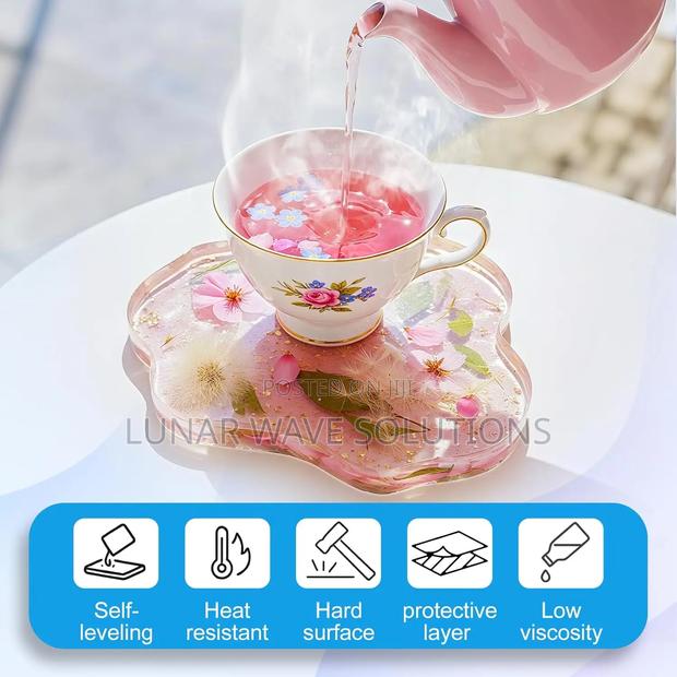 High Gloss 100% Solid Waterproof Anti-Slip Self Leveling Epoxy Resin - thumbnail 4