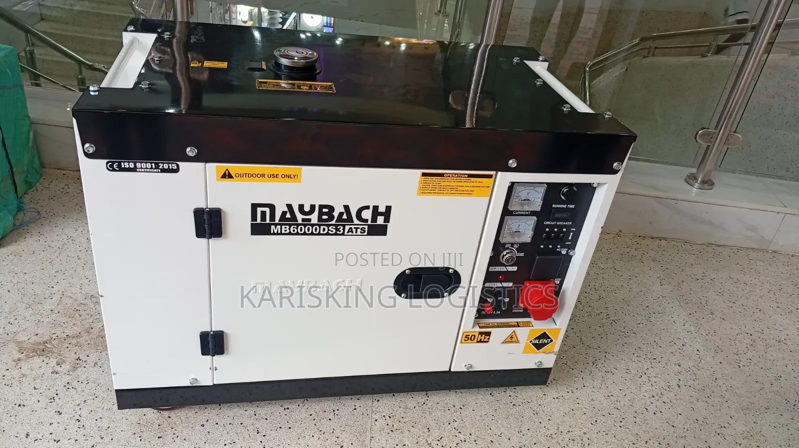 Maybach 12 Kva Diesel Air-Cooled Generator With Ats