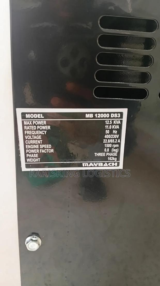Maybach 12 Kva Diesel Air-Cooled Generator With Ats - thumbnail 3