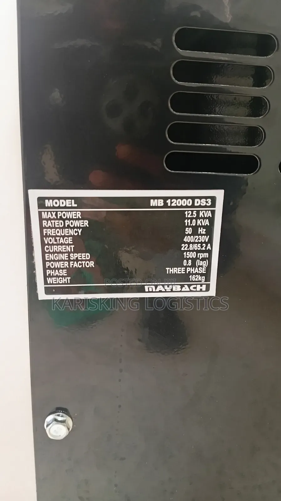 Maybach 12 Kva Diesel Air-Cooled Generator With Ats