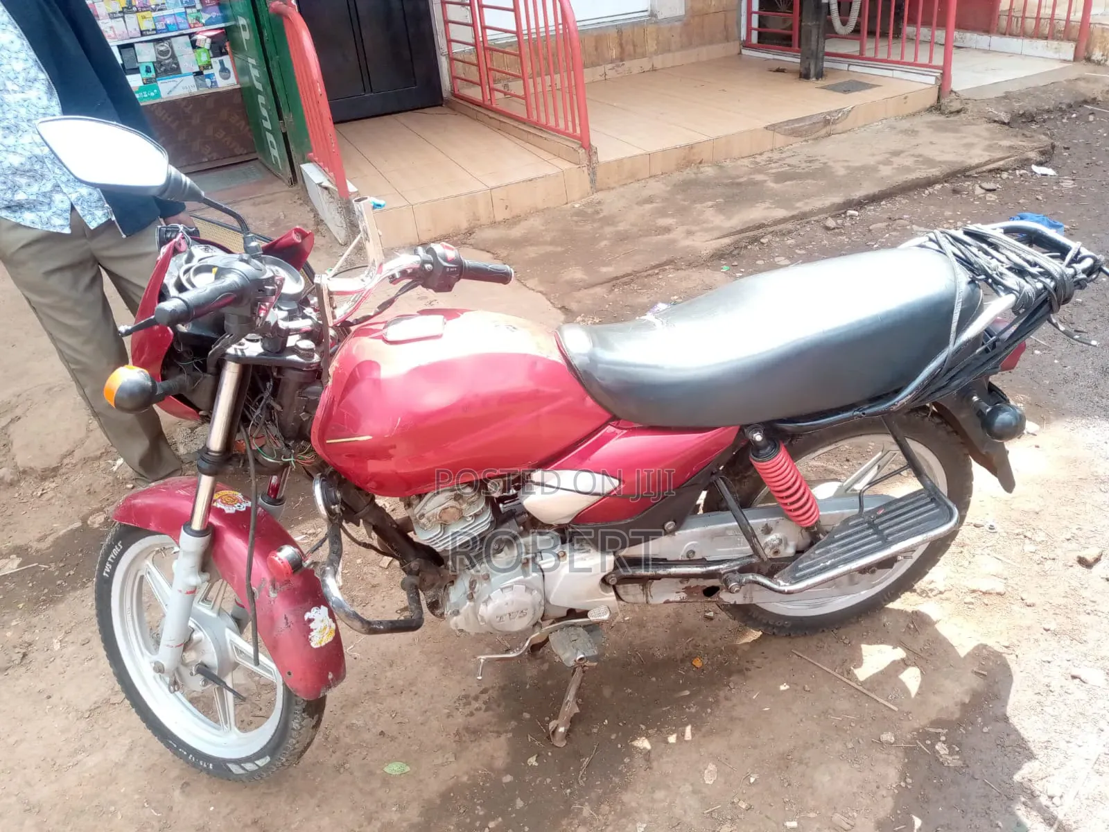TVS HLX Plus ES 2022 Red