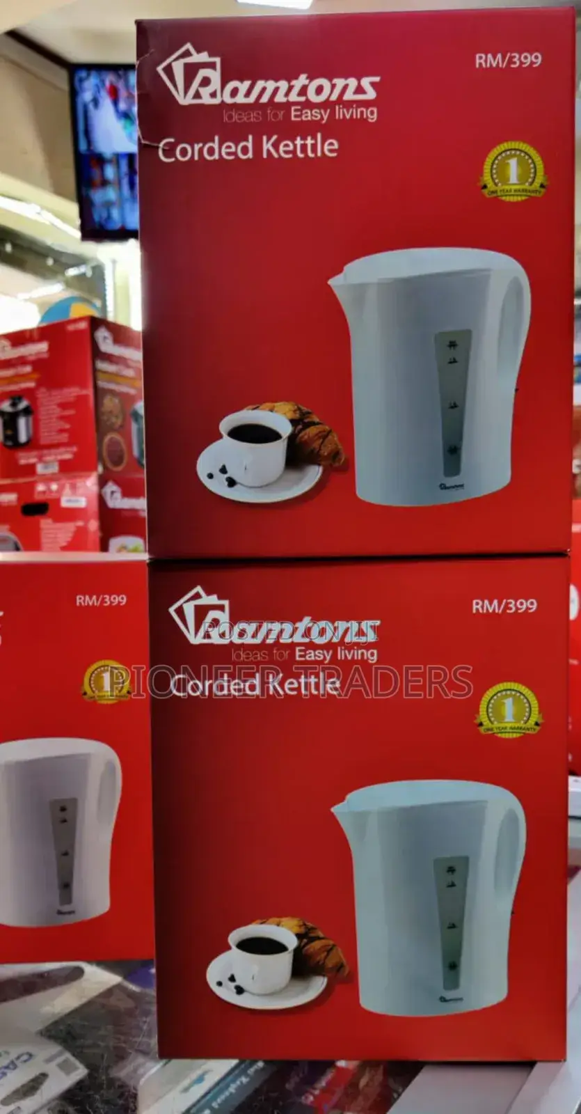 Ramtons Corded Kettle 1.7litres Rm399