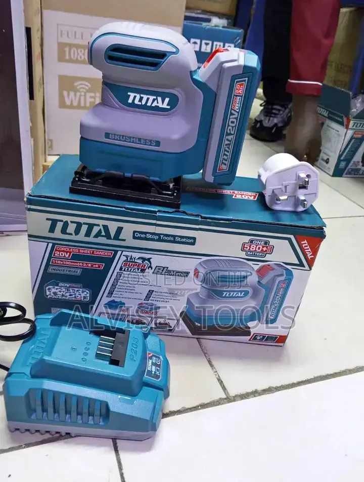 New Total Cordless Sheet Sander